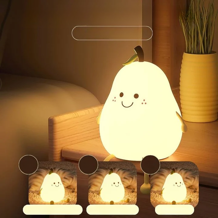 Pear-shaped Silicone Night Light