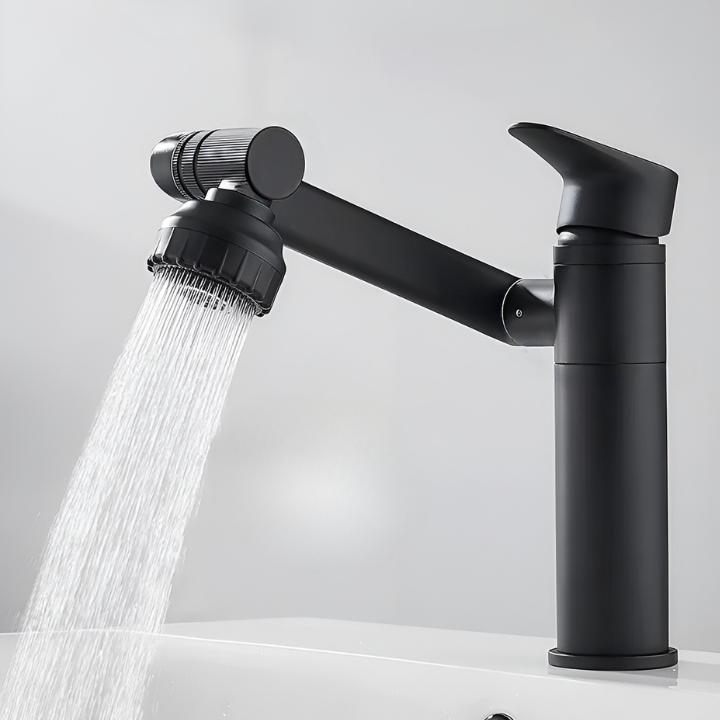 Universal Single-Hole Hot and Cold Water Tap