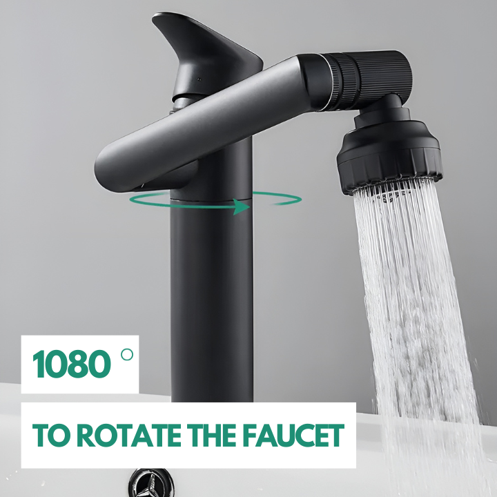 Universal Single-Hole Hot and Cold Water Tap