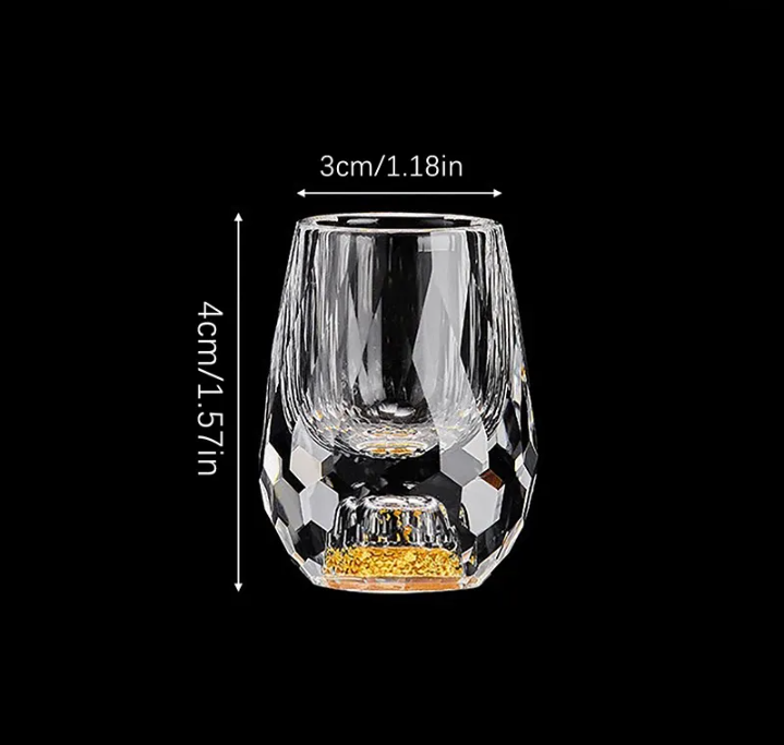 Luxury crystal shot glass