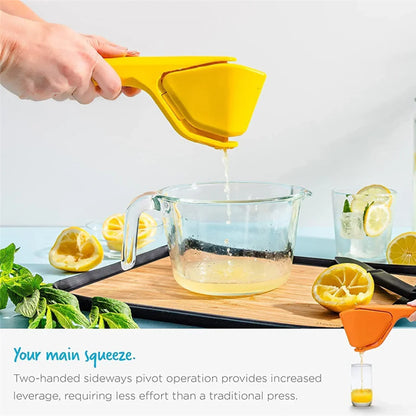 Time-saving lemon squeezer