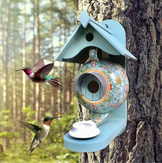 Colourful Teapot Birdhouse