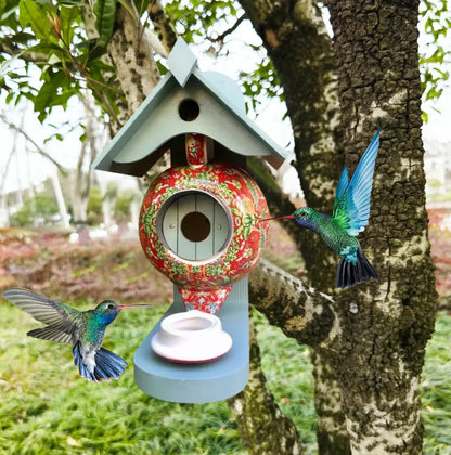 Colourful Teapot Birdhouse