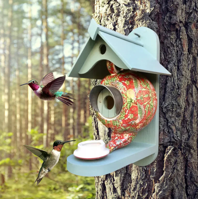 Colourful Teapot Birdhouse