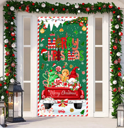 Festive Christmas Door Decoration