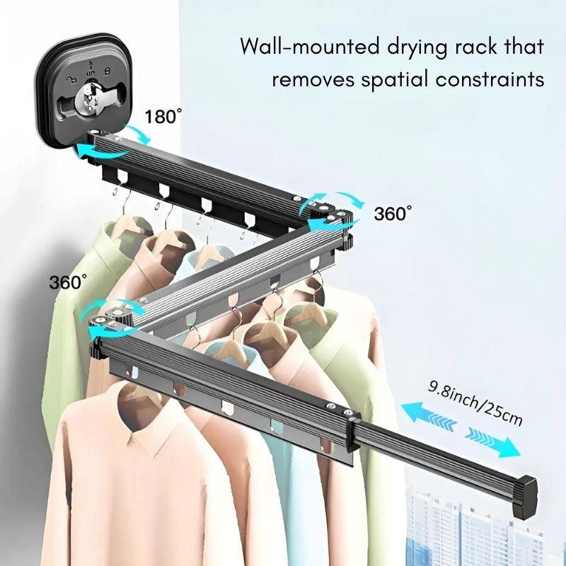 Clothes hanger with suction cup