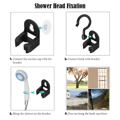 USB-Charging Portable Outdoor Camping Shower Set