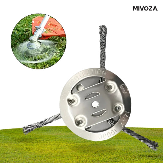 Grass trimmer head made from high-performance steel wire