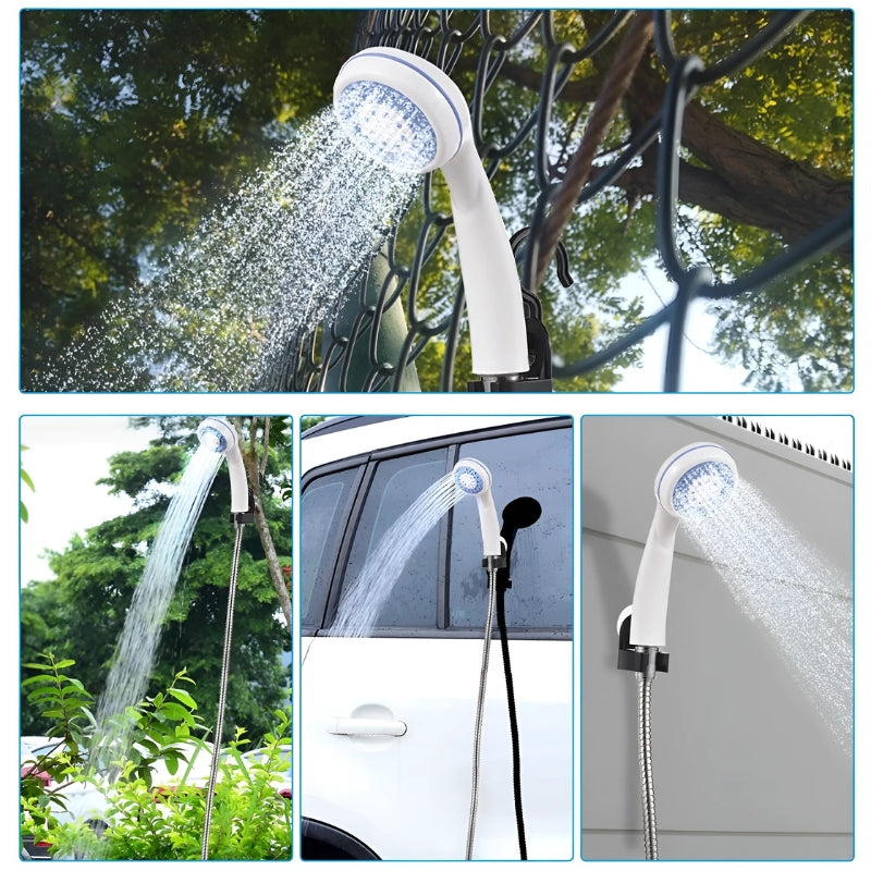 USB-Charging Portable Outdoor Camping Shower Set