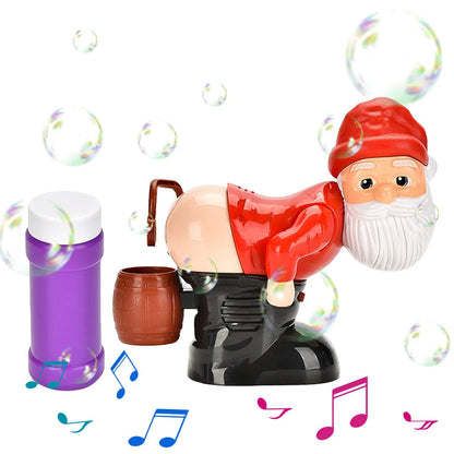 Festive Santa Bubble Machine