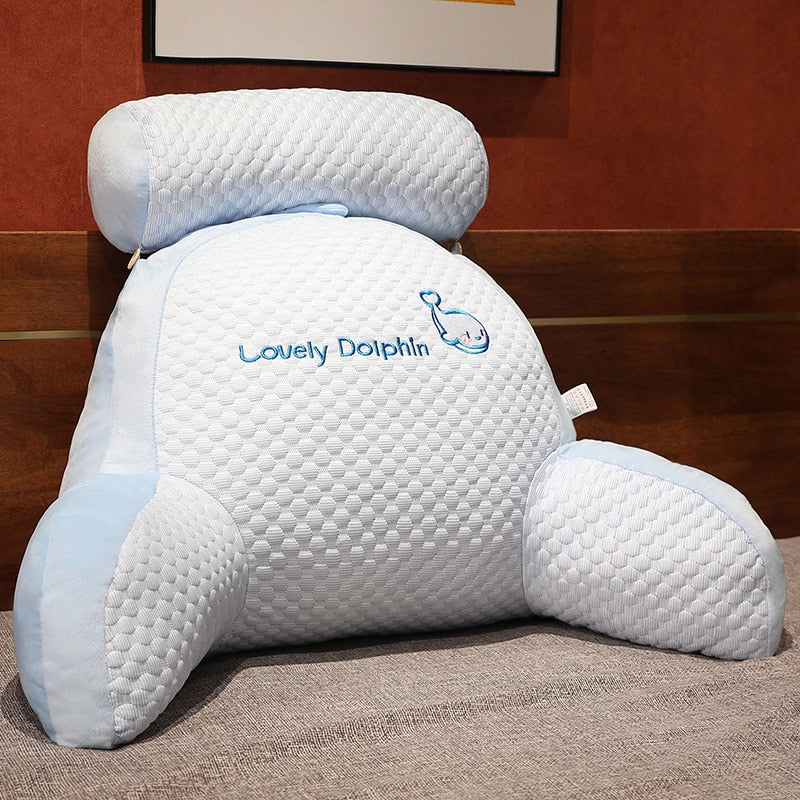 Comfortable, soft, removable back support cushion