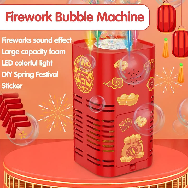 BubbleBlast™ Fireworks feeling with glowing soap bubbles!