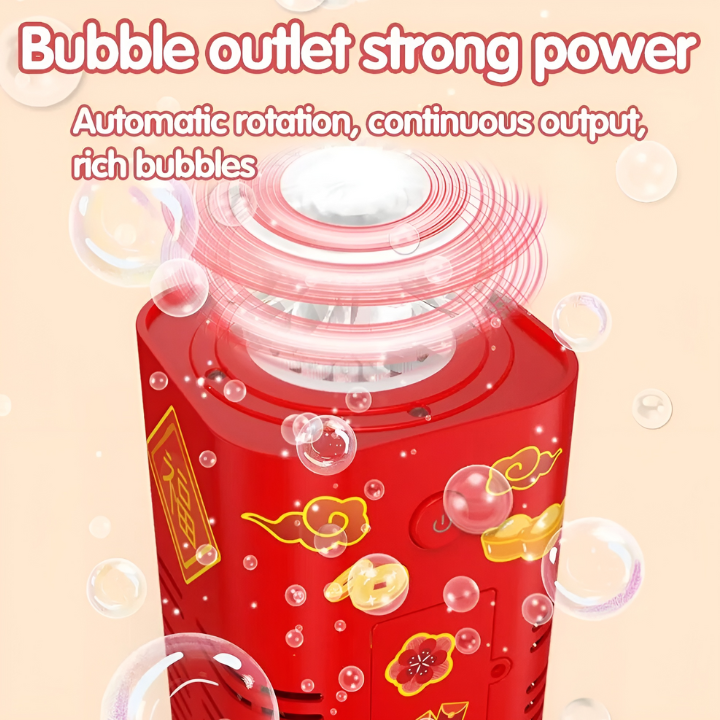 BubbleBlast™ Fireworks feeling with glowing soap bubbles!