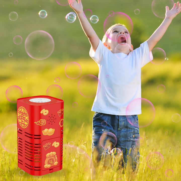 BubbleBlast™ Fireworks feeling with glowing soap bubbles!